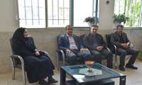 بازدیدد فرماندار شهرستان بویین میاندشت از آموزشگاه فنی و حرفه‌ای شهرستان 